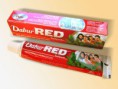 Dabur RED zubná pasta, 100ml - 3,60 eur s DPH, 200ml - 6,6 s DPH + zubna kefka v baleni.